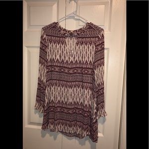 Purple and White cute shirt